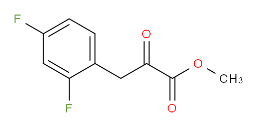 methyl 3-(2,4-difluorophenyl)-2-oxopropanoate