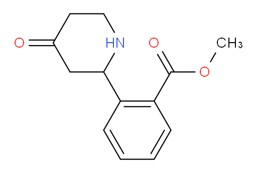 methyl 2-(4-oxopiperidin-2-yl)benzoate