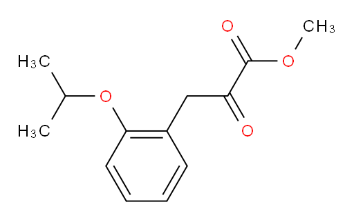 methyl 3-(2-isopropoxyphenyl)-2-oxopropanoate