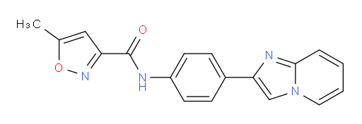 N-(4-(imidazo[1,2-a]pyridin-2-yl)phenyl)-5-methylisoxazole-3-carboxamide