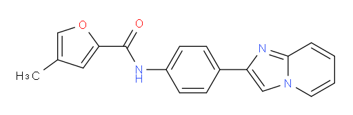 N-(4-(imidazo[1,2-a]pyridin-2-yl)phenyl)-4-methylfuran-2-carboxamide