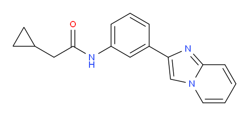 2-cyclopropyl-N-(3-(imidazo[1,2-a]pyridin-2-yl)phenyl)acetamide