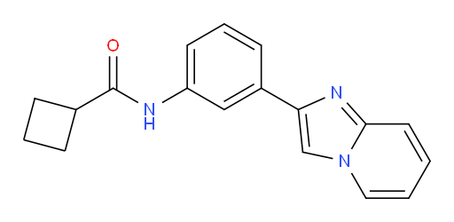 N-(3-(imidazo[1,2-a]pyridin-2-yl)phenyl)cyclobutanecarboxamide