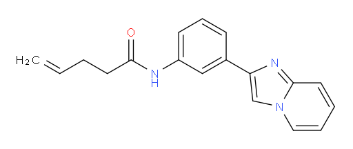 N-(3-(imidazo[1,2-a]pyridin-2-yl)phenyl)pent-4-enamide