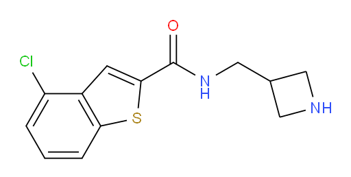N-(azetidin-3-ylmethyl)-4-chlorobenzo[b]thiophene-2-carboxamide