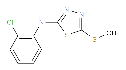 N-(2-chlorophenyl)-5-(methylthio)-1,3,4-thiadiazol-2-amine