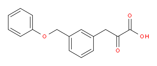 2-oxo-3-(3-(phenoxymethyl)phenyl)propanoic acid