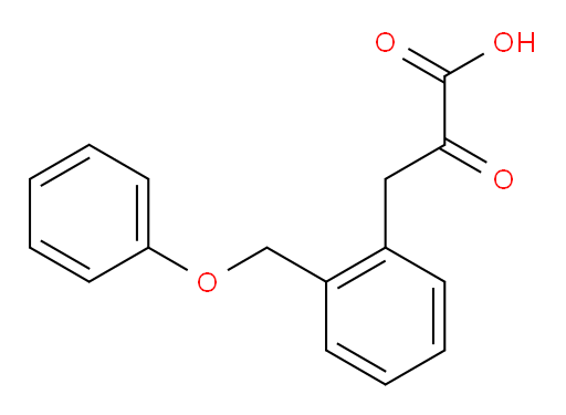 2-oxo-3-(2-(phenoxymethyl)phenyl)propanoic acid