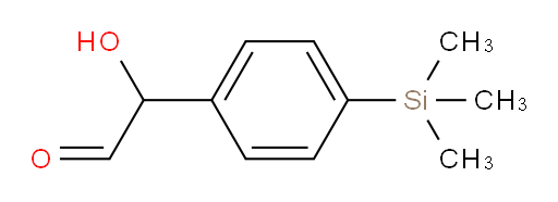 2-hydroxy-2-(4-(trimethylsilyl)phenyl)acetaldehyde