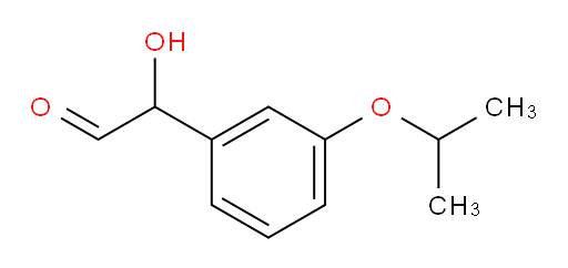 2-hydroxy-2-(3-isopropoxyphenyl)acetaldehyde
