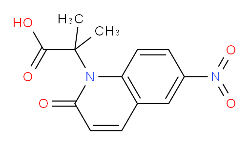 2-methyl-2-(6-nitro-2-oxoquinolin-1(2H)-yl)propanoic acid