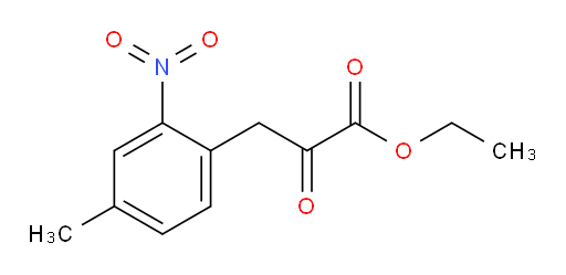 ethyl 3-(4-methyl-2-nitrophenyl)-2-oxopropanoate