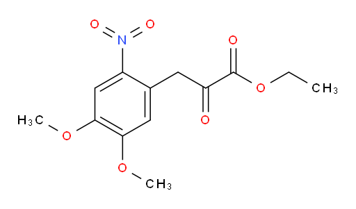ethyl 3-(4,5-dimethoxy-2-nitrophenyl)-2-oxopropanoate