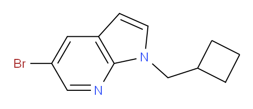 5-bromo-1-(cyclobutylmethyl)-1H-pyrrolo[2,3-b]pyridine