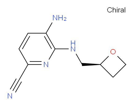 (S)-5-amino-6-((oxetan-2-ylmethyl)amino)picolinonitrile