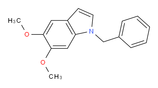 1-benzyl-5,6-dimethoxy-1H-indole