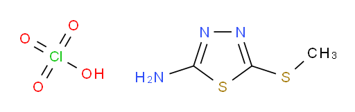 5-(methylthio)-1,3,4-thiadiazol-2-amine perchlorate