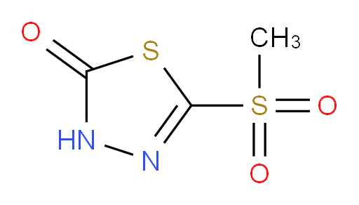 5-(methylsulfonyl)-1,3,4-thiadiazol-2(3H)-one