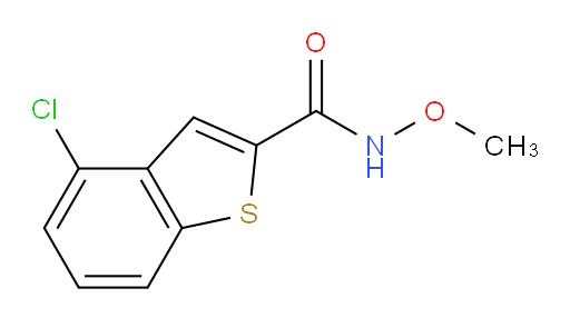 4-chloro-N-methoxybenzo[b]thiophene-2-carboxamide