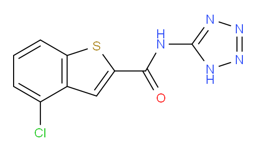 4-chloro-N-(1H-tetrazol-5-yl)benzo[b]thiophene-2-carboxamide
