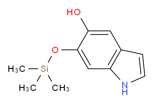 6-((trimethylsilyl)oxy)-1H-indol-5-ol