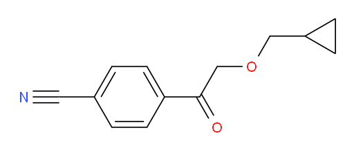 4-(2-(cyclopropylmethoxy)acetyl)benzonitrile