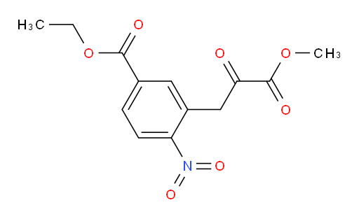 ethyl 3-(3-methoxy-2,3-dioxopropyl)-4-nitrobenzoate