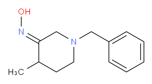 (E)-1-benzyl-4-methylpiperidin-3-one oxime