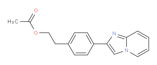 4-(imidazo[1,2-a]pyridin-2-yl)phenethyl acetate
