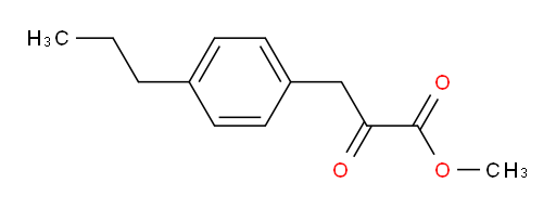 methyl 2-oxo-3-(4-propylphenyl)propanoate
