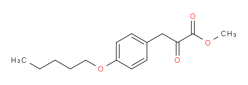 methyl 2-oxo-3-(4-(pentyloxy)phenyl)propanoate