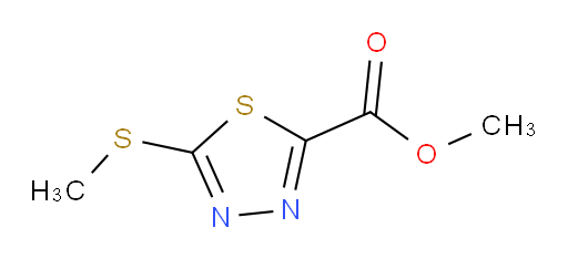 methyl 5-(methylthio)-1,3,4-thiadiazole-2-carboxylate