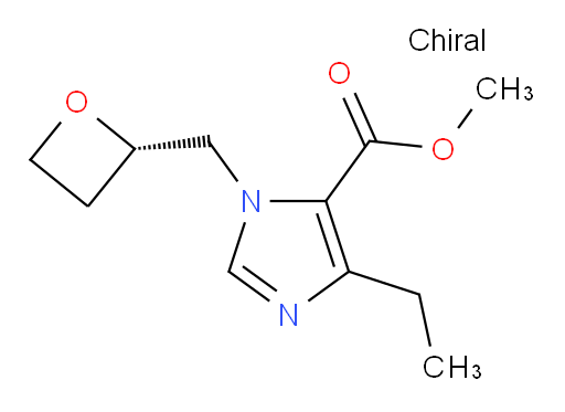 (S)-methyl 4-ethyl-1-(oxetan-2-ylmethyl)-1H-imidazole-5-carboxylate