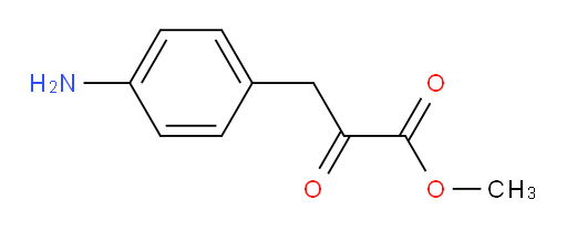 methyl 3-(4-aminophenyl)-2-oxopropanoate
