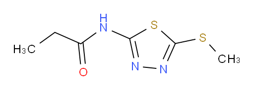 N-(5-(methylthio)-1,3,4-thiadiazol-2-yl)propionamide