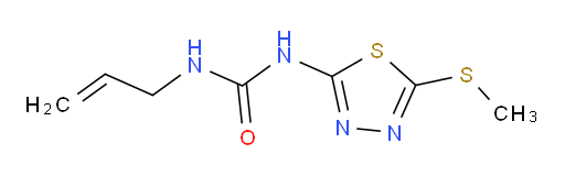 1-allyl-3-(5-(methylthio)-1,3,4-thiadiazol-2-yl)urea