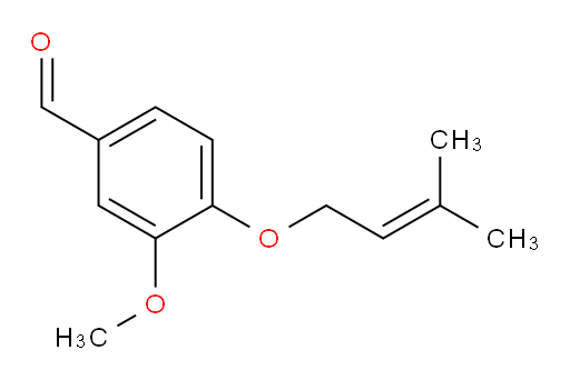 3-methoxy-4-((3-methylbut-2-en-1-yl)oxy)benzaldehyde