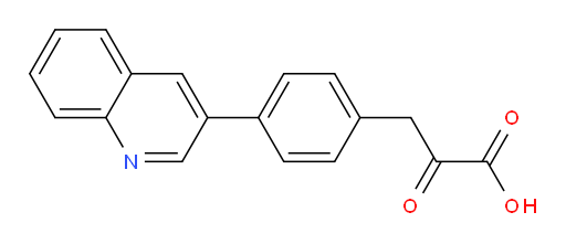2-oxo-3-(4-(quinolin-3-yl)phenyl)propanoic acid