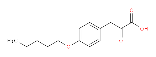 2-oxo-3-(4-(pentyloxy)phenyl)propanoic acid