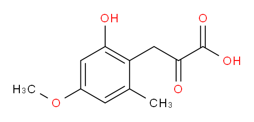 3-(2-hydroxy-4-methoxy-6-methylphenyl)-2-oxopropanoic acid