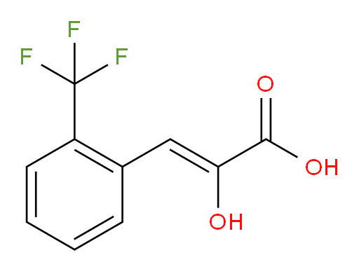 (Z)-2-hydroxy-3-(2-(trifluoromethyl)phenyl)acrylic acid