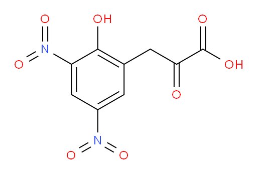 3-(2-hydroxy-3,5-dinitrophenyl)-2-oxopropanoic acid