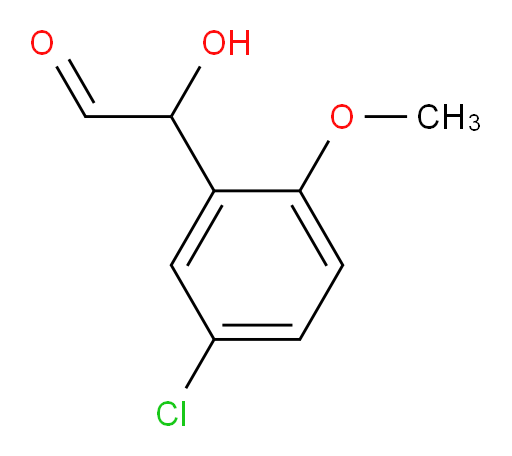 2-(5-chloro-2-methoxyphenyl)-2-hydroxyacetaldehyde