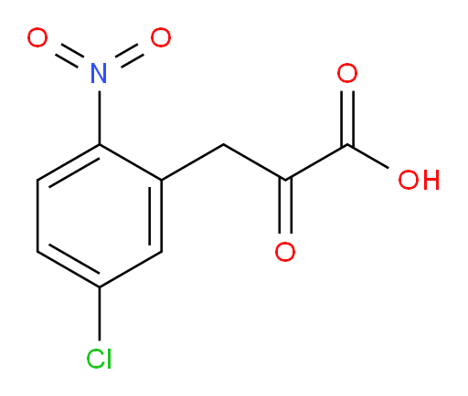 3-(5-chloro-2-nitrophenyl)-2-oxopropanoic acid