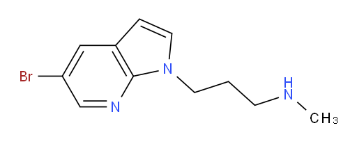 3-(5-bromo-1H-pyrrolo[2,3-b]pyridin-1-yl)-N-methylpropan-1-amine