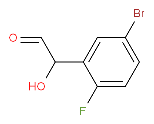 2-(5-bromo-2-fluorophenyl)-2-hydroxyacetaldehyde