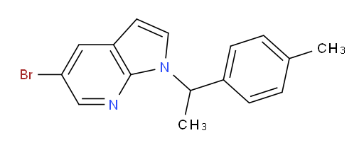 5-bromo-1-(1-(p-tolyl)ethyl)-1H-pyrrolo[2,3-b]pyridine