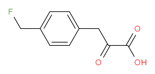3-(4-(fluoromethyl)phenyl)-2-oxopropanoic acid