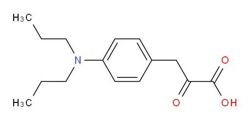 3-(4-(dipropylamino)phenyl)-2-oxopropanoic acid