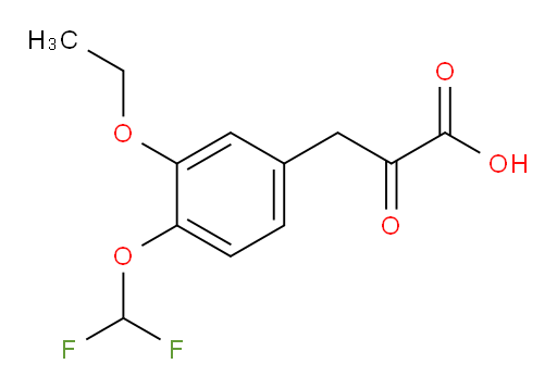 3-(4-(difluoromethoxy)-3-ethoxyphenyl)-2-oxopropanoic acid